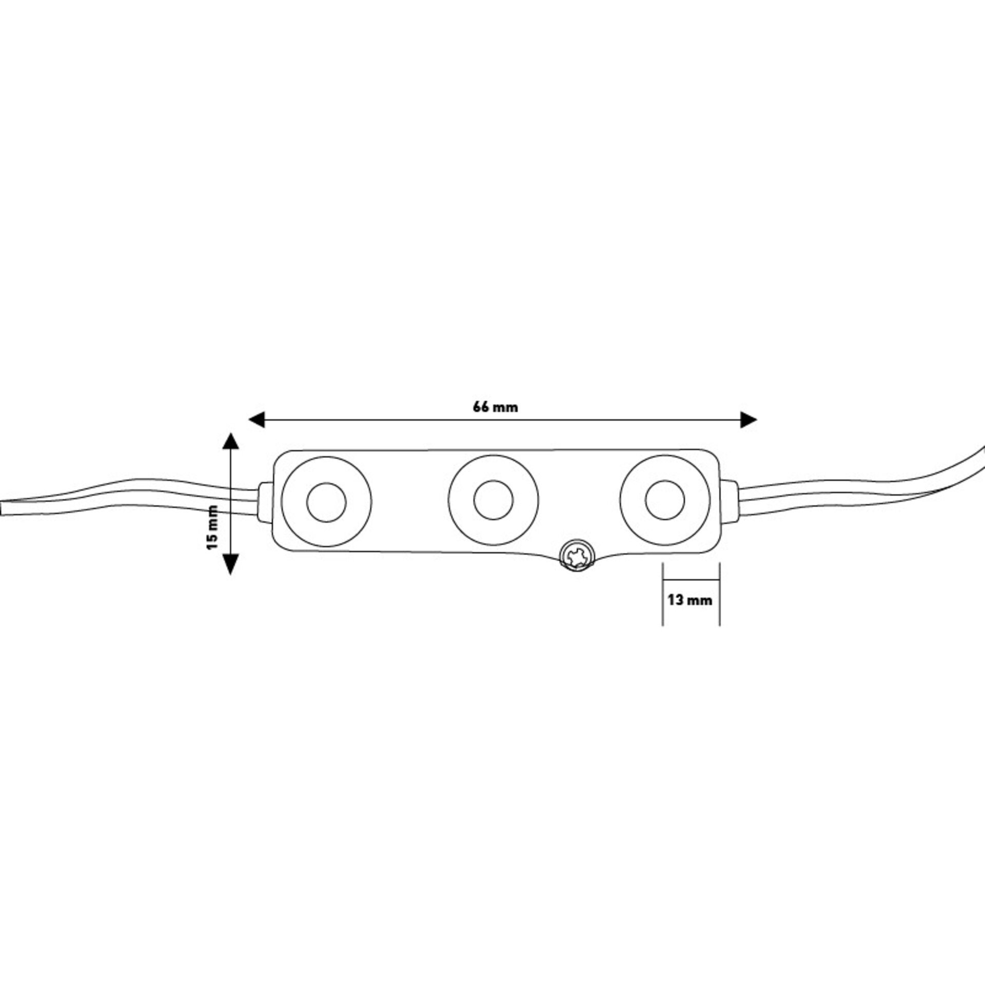Cadena de 20 Módulos de 3 LED SMD Samsung 220V AC 2W - 2