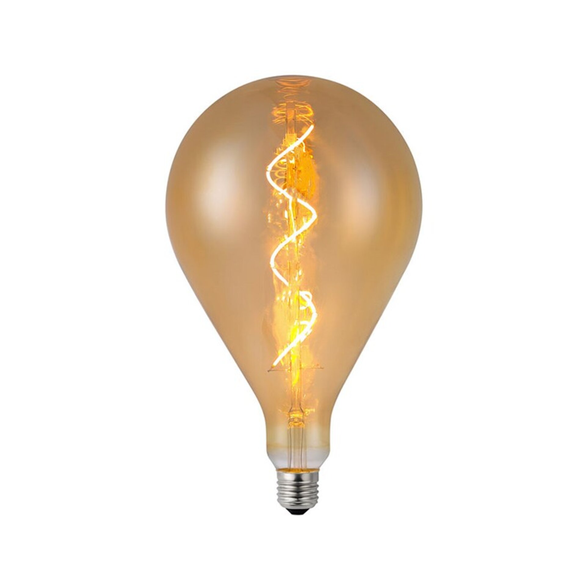 Bombilla LED Filamento Espiral E27 A160 4W ambar - 1