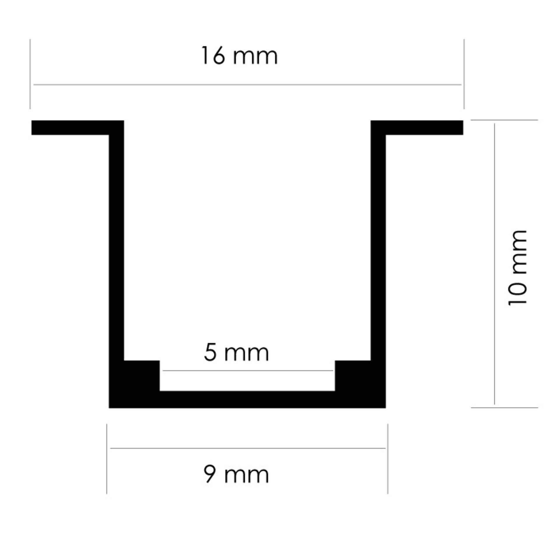 Perfil de aluminio con Alas 2 metros para Nean LED 24V/220V - 2