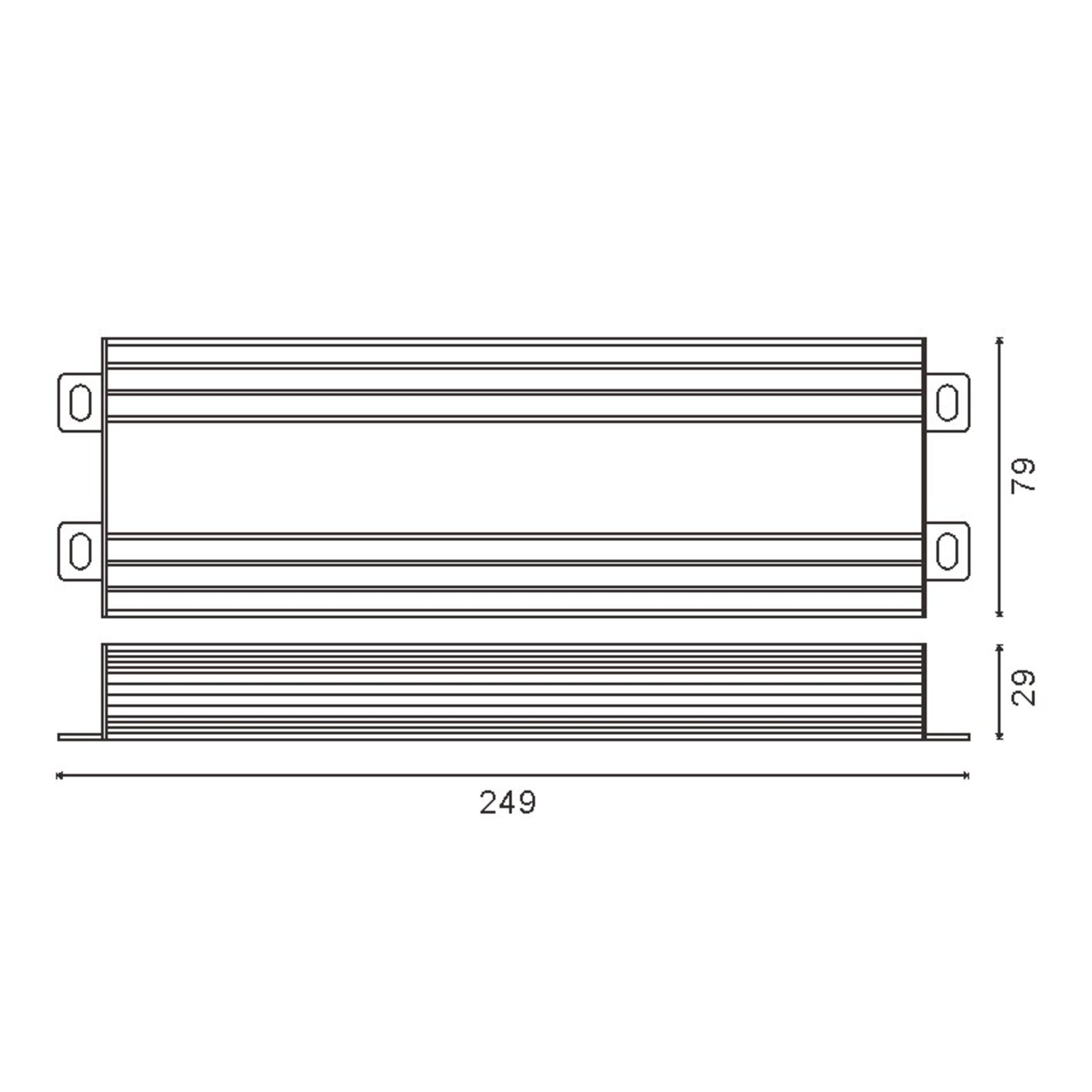Fuente de alimentación Para Tiras Led 400W 24Vdc Ip65 - 2