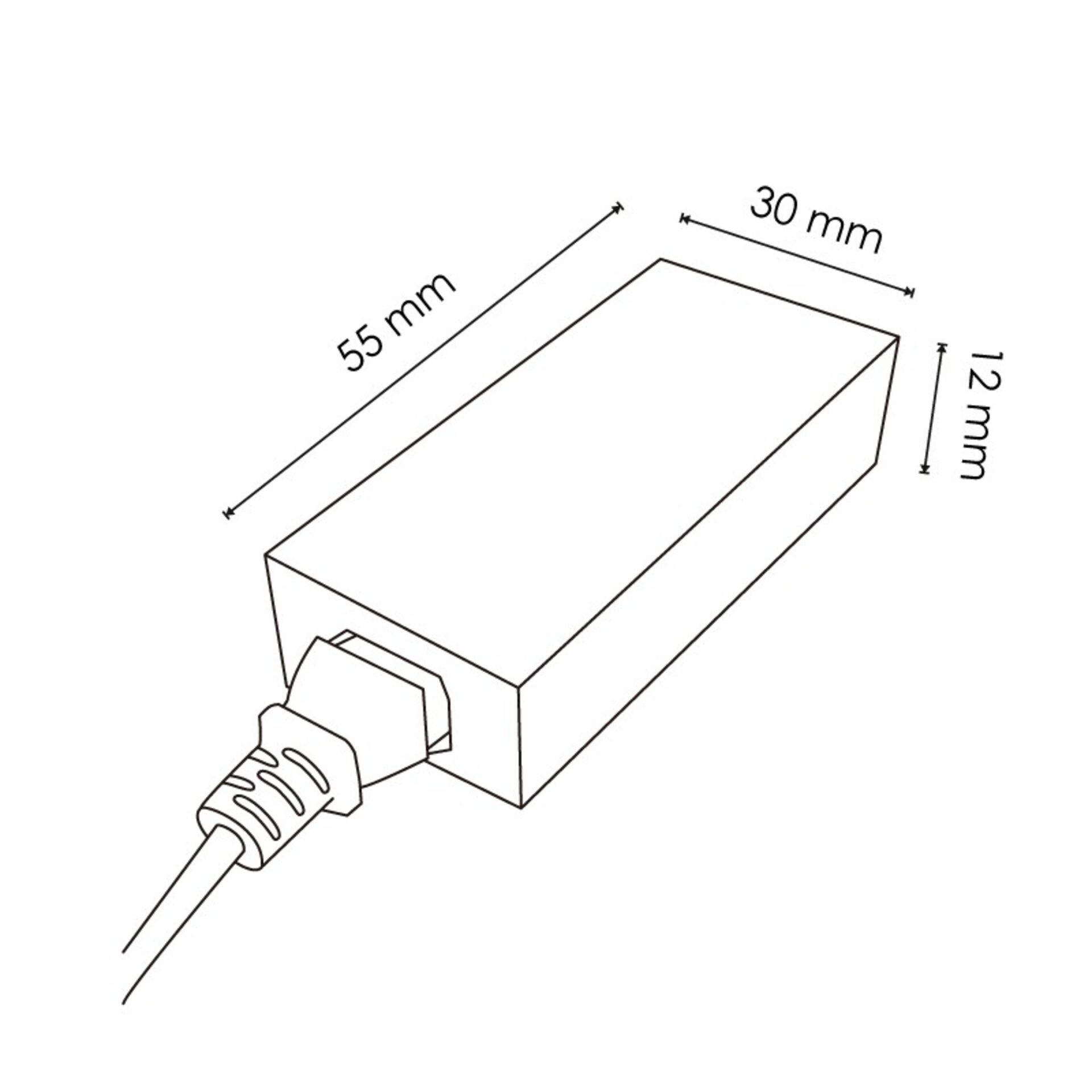 Adaptador de Corriente para tiras LED 60W 12VDC - 2