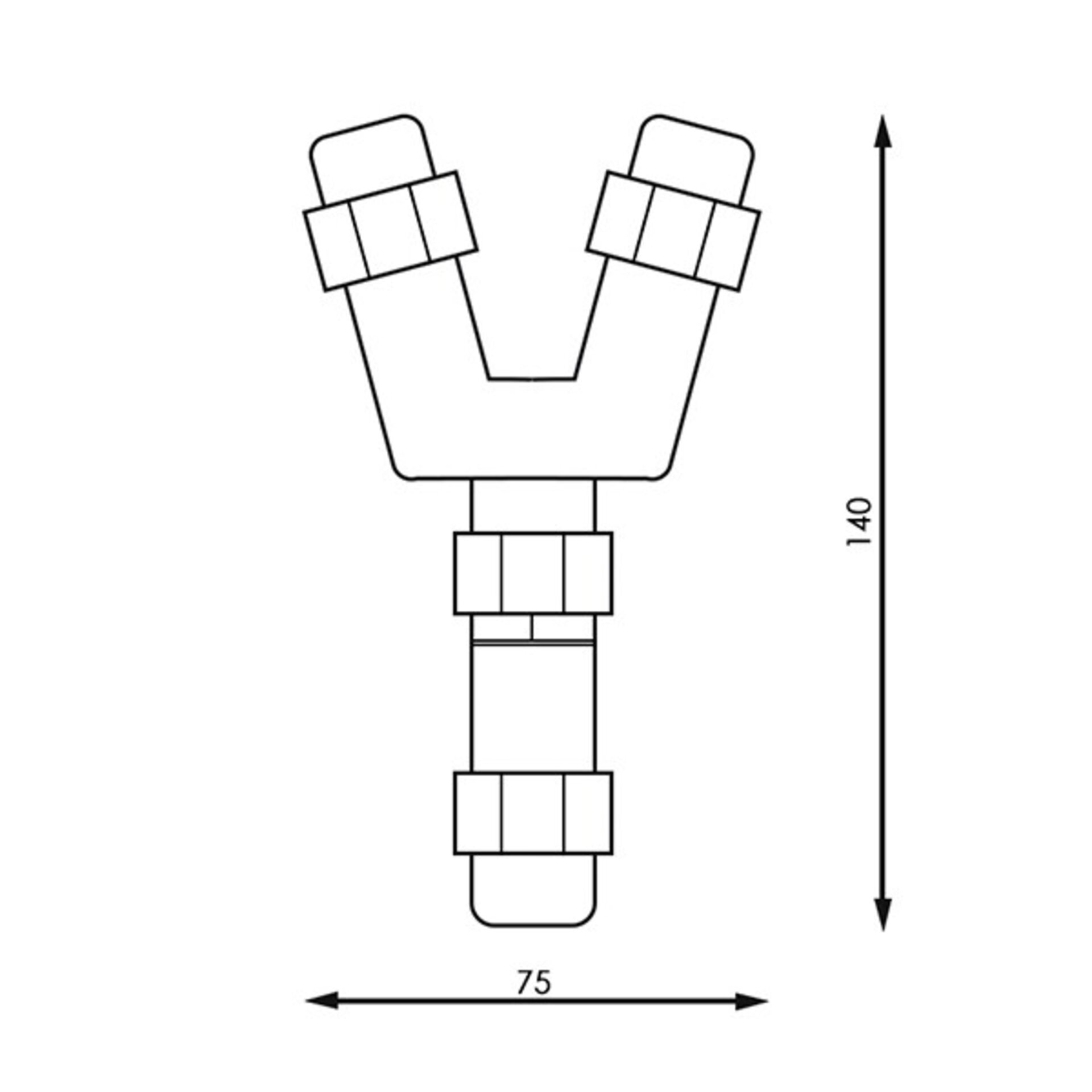 Conector en Y IP68 - 2