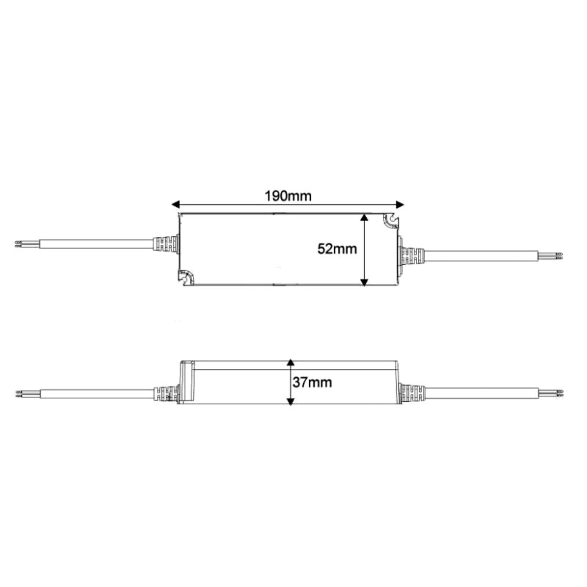 Fuente de alimentación para tiras LED Mean Well 100W 24VDC IP67 LPV-100-24 - 2
