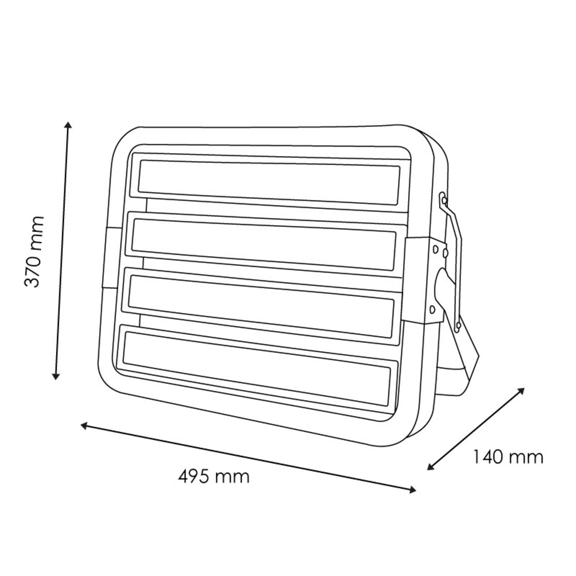 Foco Modular LED Coliseum 400W - 2