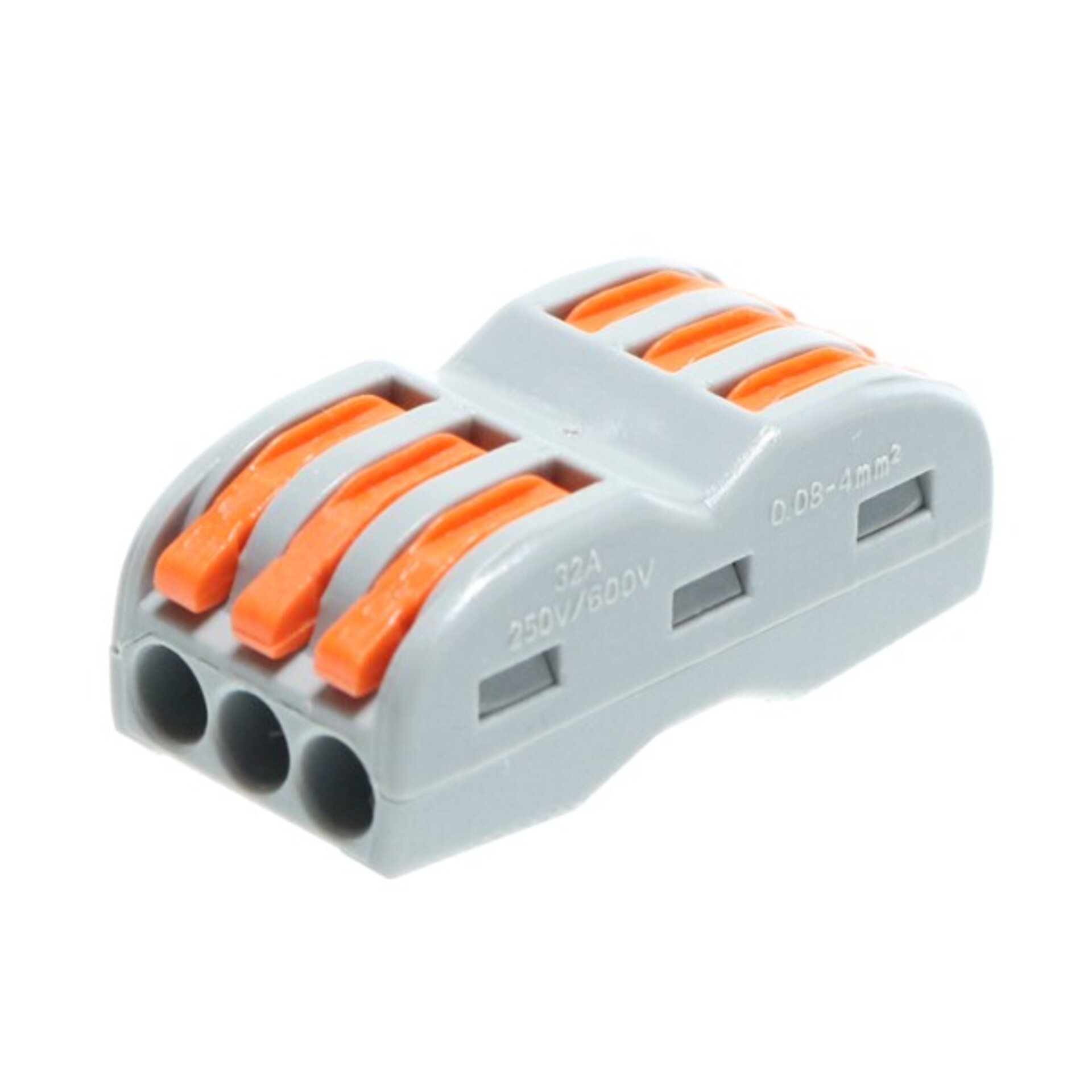 Conector rapido de 3 entradas hasta 4 mm² - 1