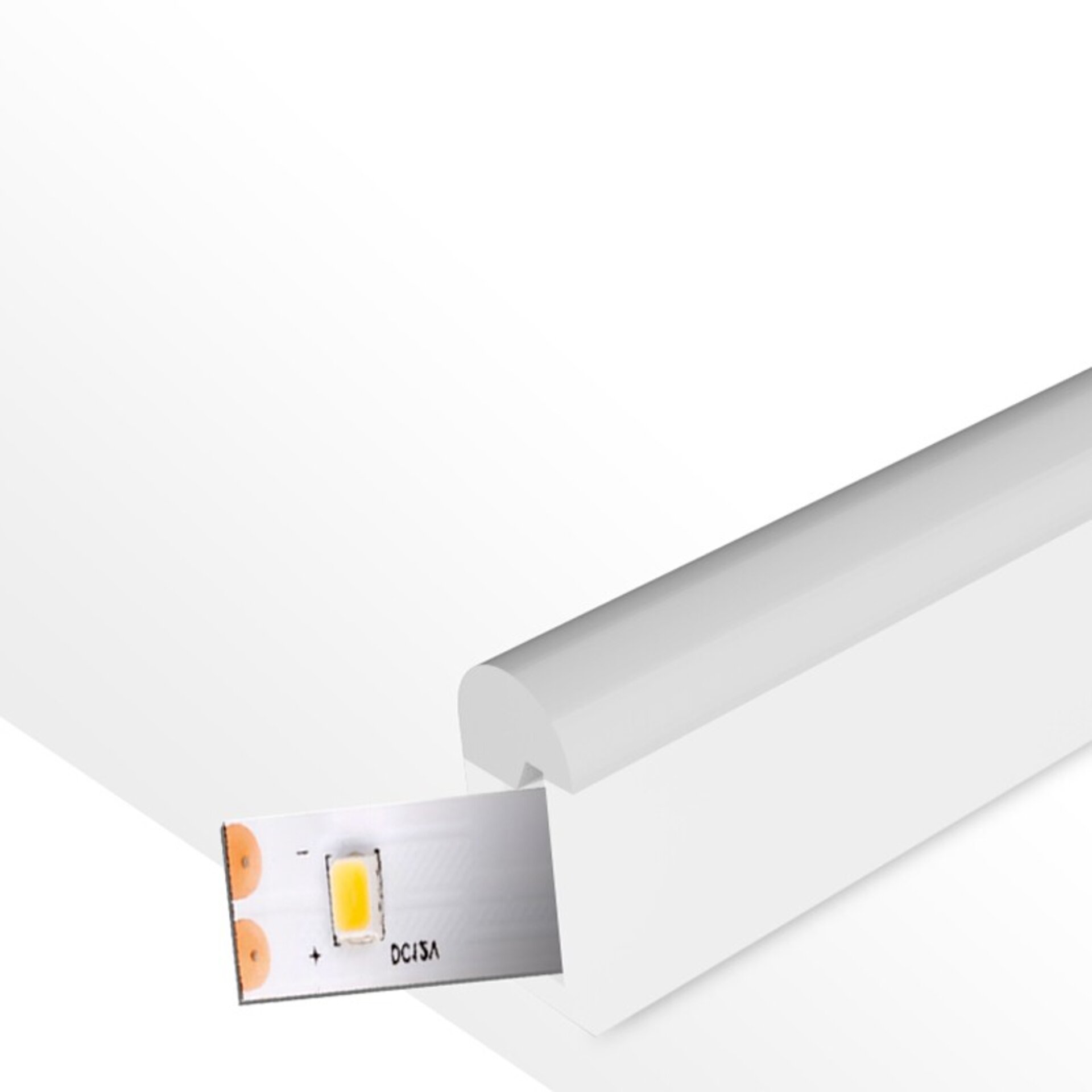 Funda De Silicona Drop 13X6 Para Tiras Led - 20 metros - 1