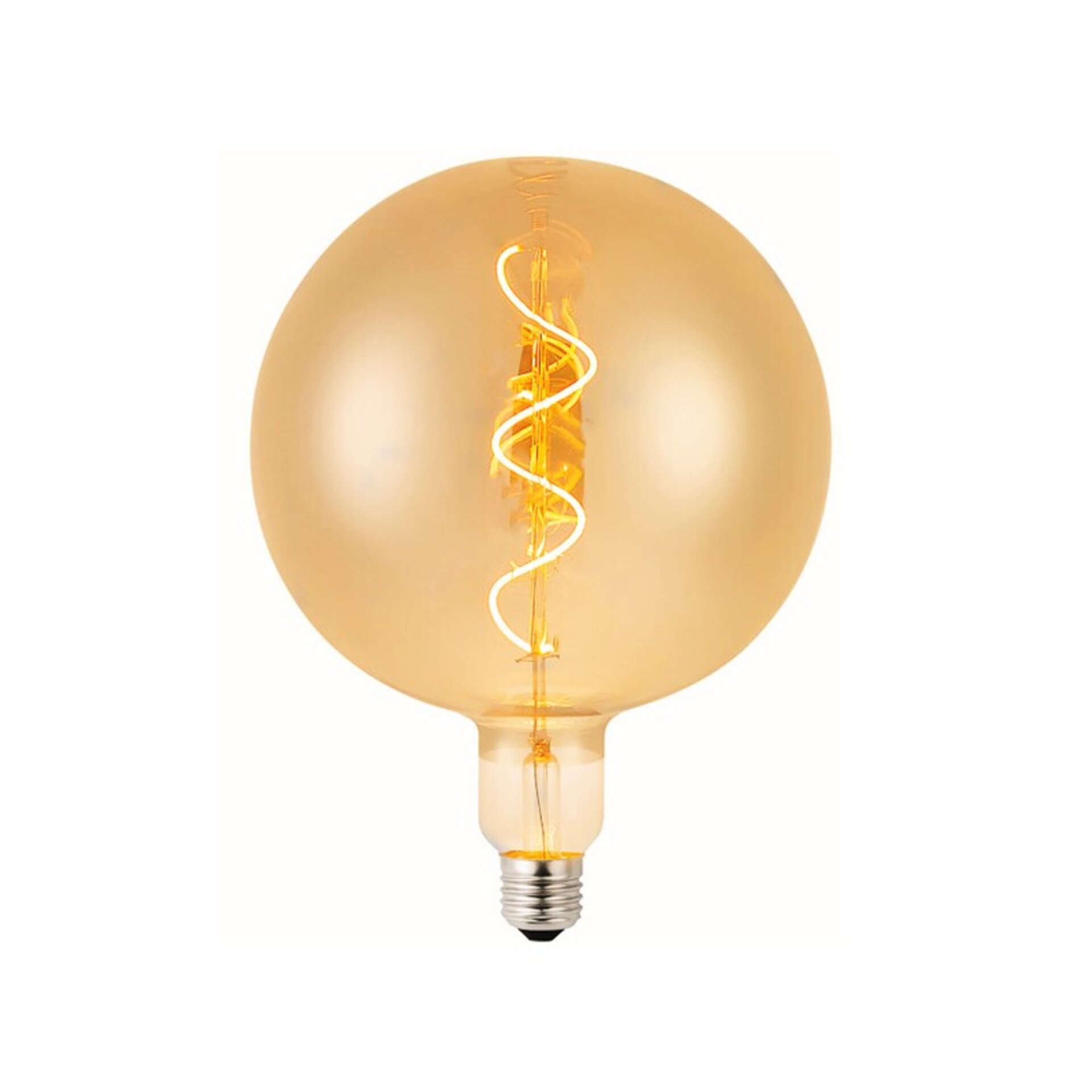 Bombilla LED Filamento Espiral E27 G200 4W ambar - 1