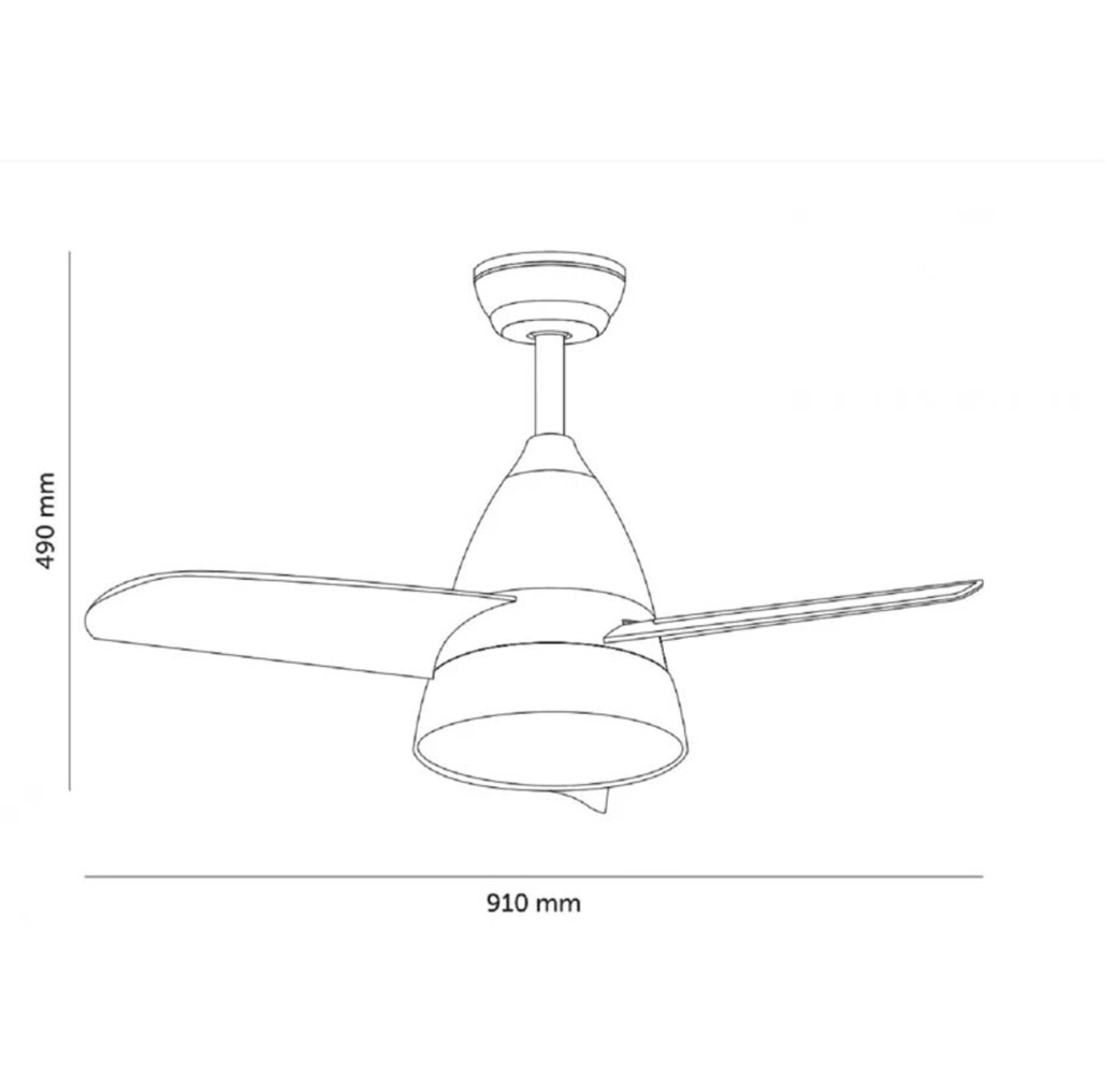 Ventilador de techo LED Níquel Silence - 2