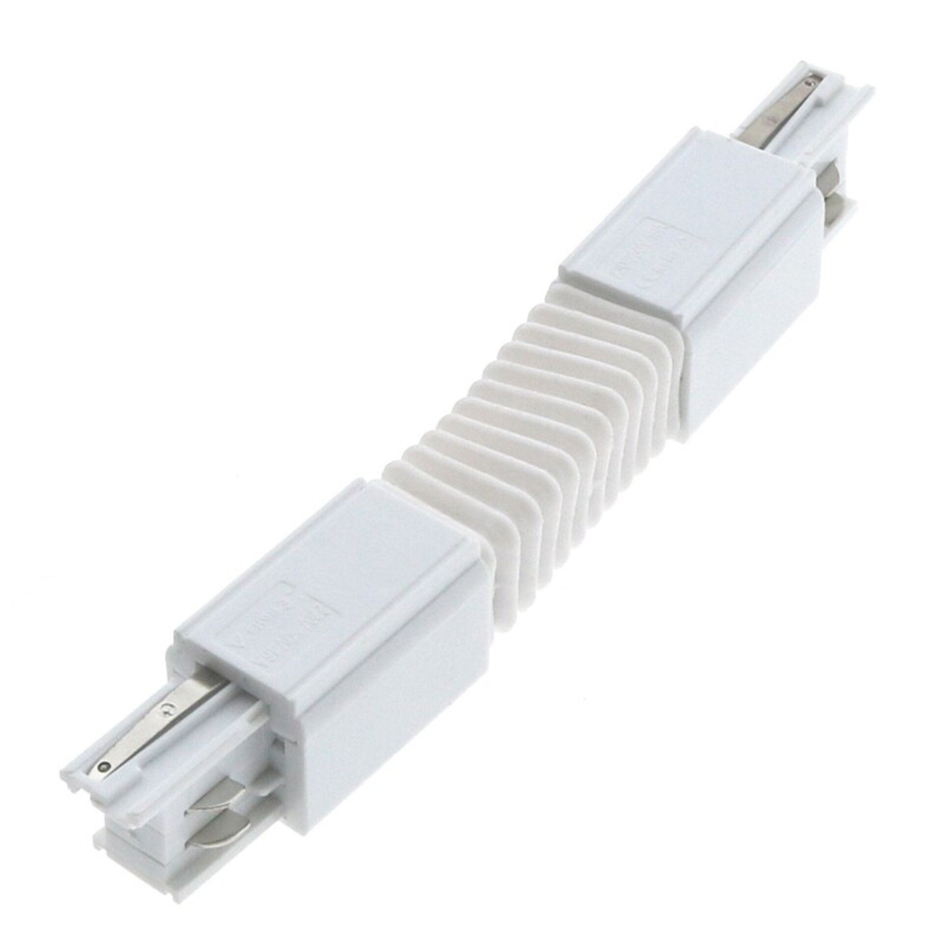 Conector Flexible Blanco para Carril Trifasico - 1