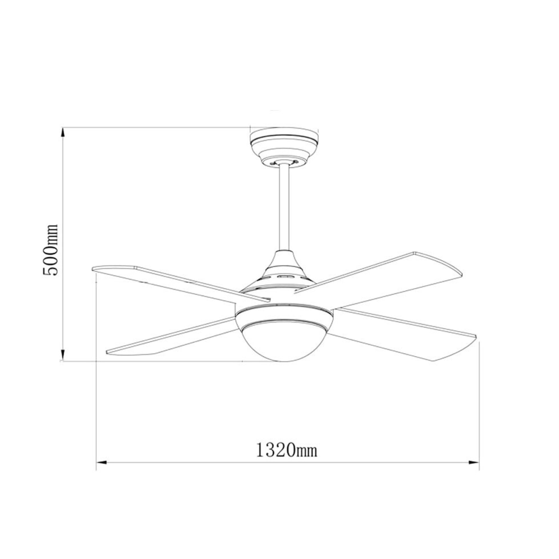 Ventilador de techo LED Minimal - 2