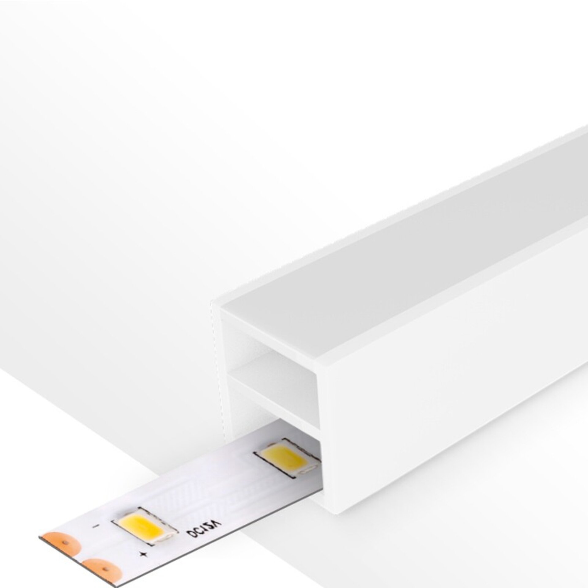 Funda De Silicona Cube 12X12 Para Tiras Led - 20 metros - 1