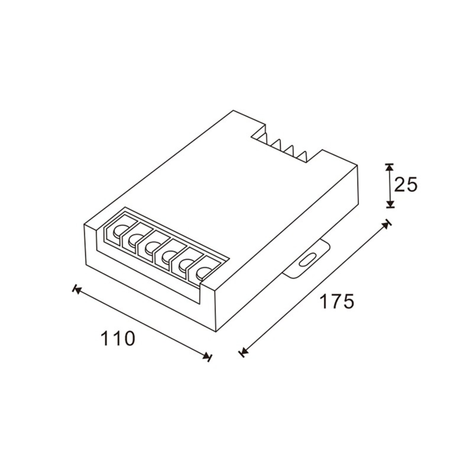 Amplificador de sea±al RGB 12-24V - 2