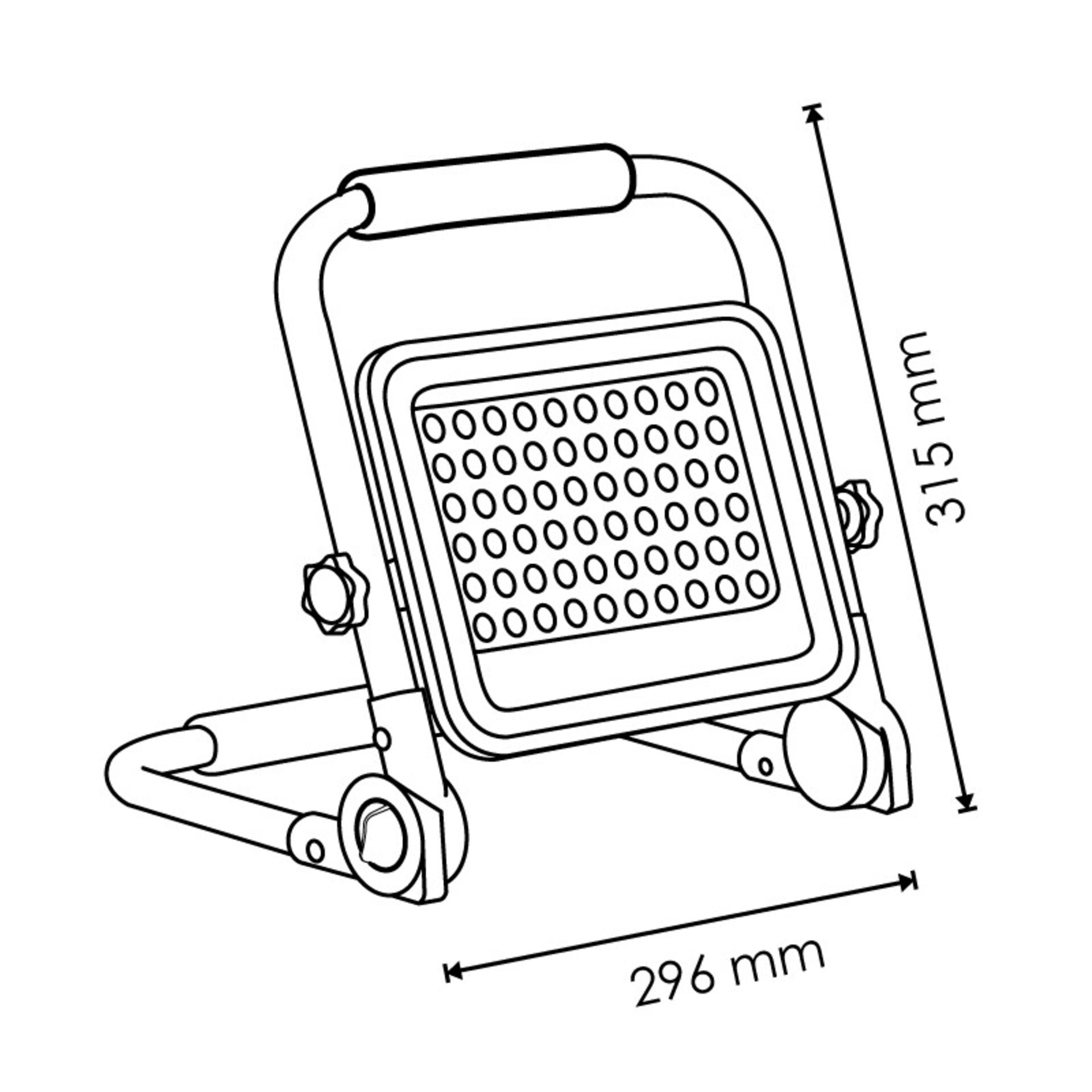 Foco proyector LED portatil con batera­a Laptop 30W - 2