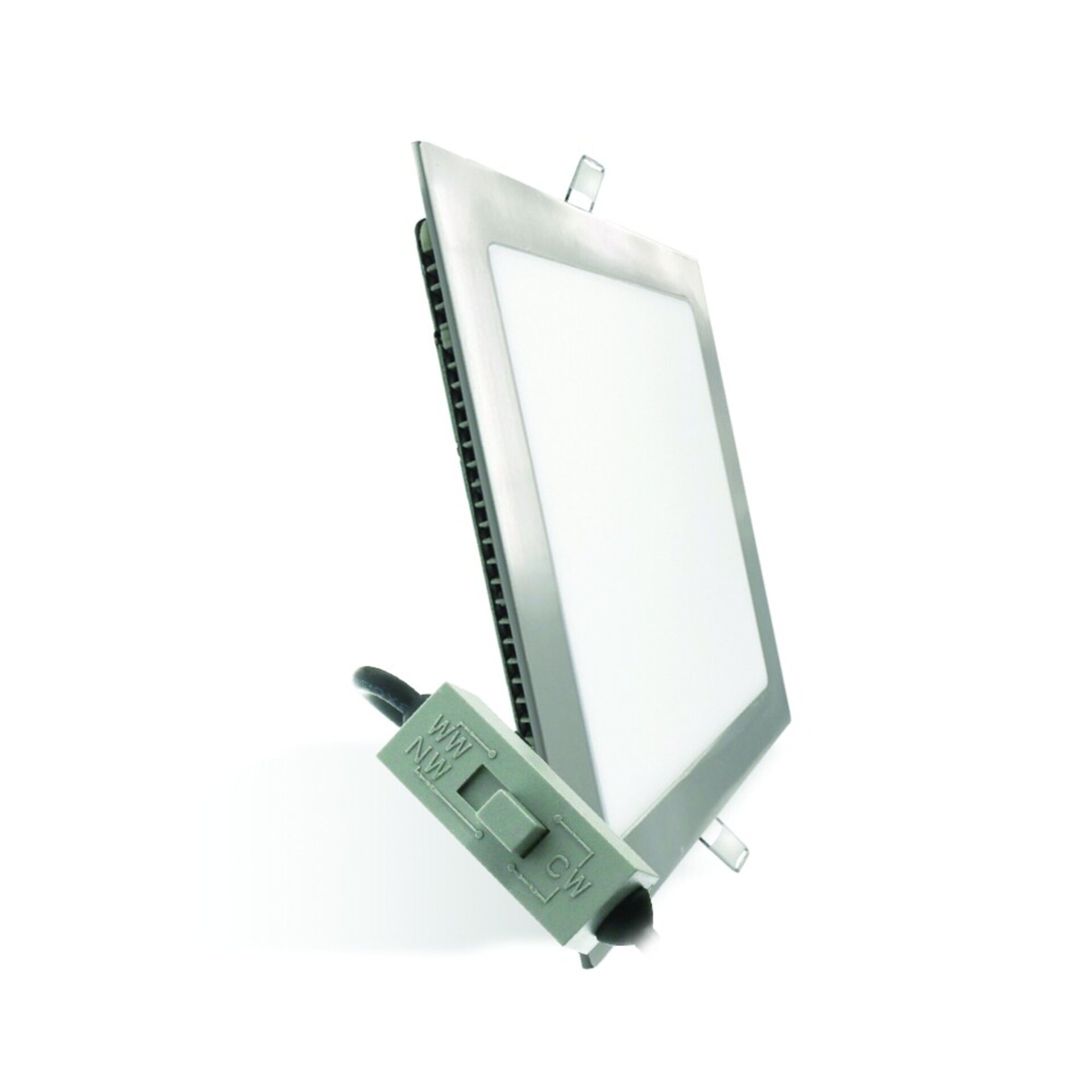 Panel LED Cuadrado Níquel 12W CCT - 1