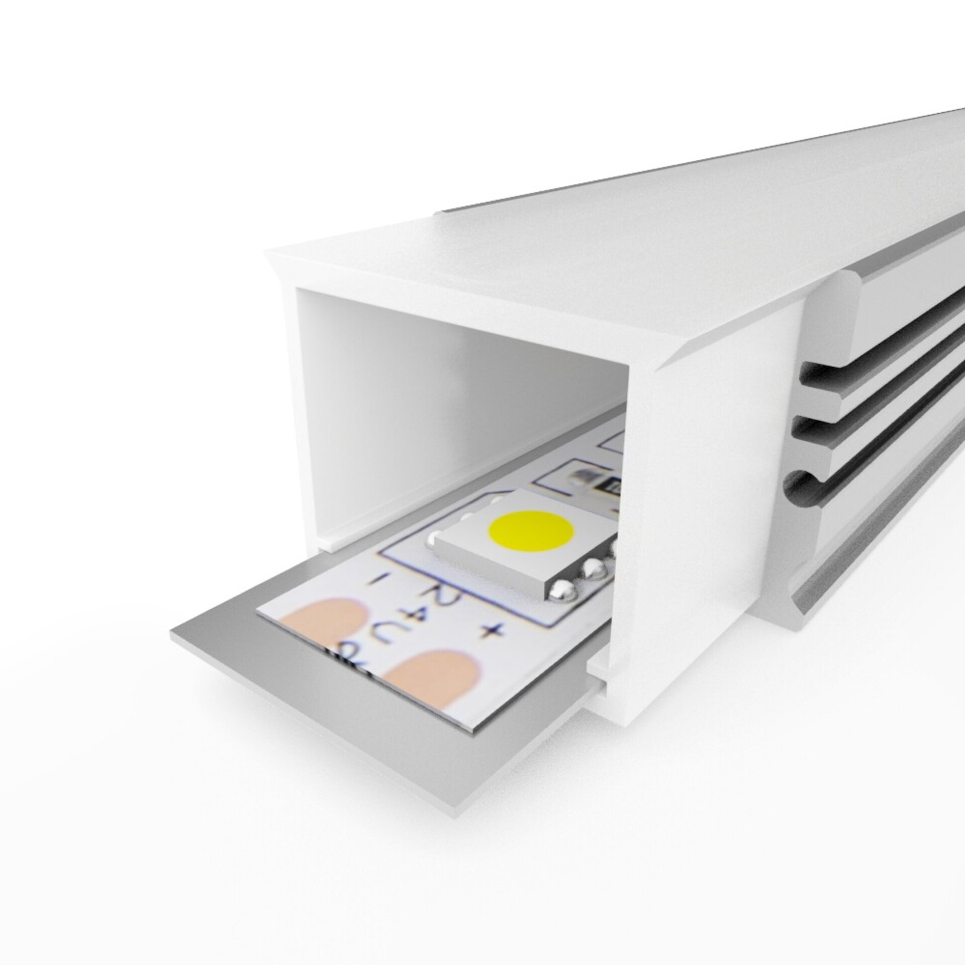 Perfil de aluminio Aqua IP65 - 2 metros - 1