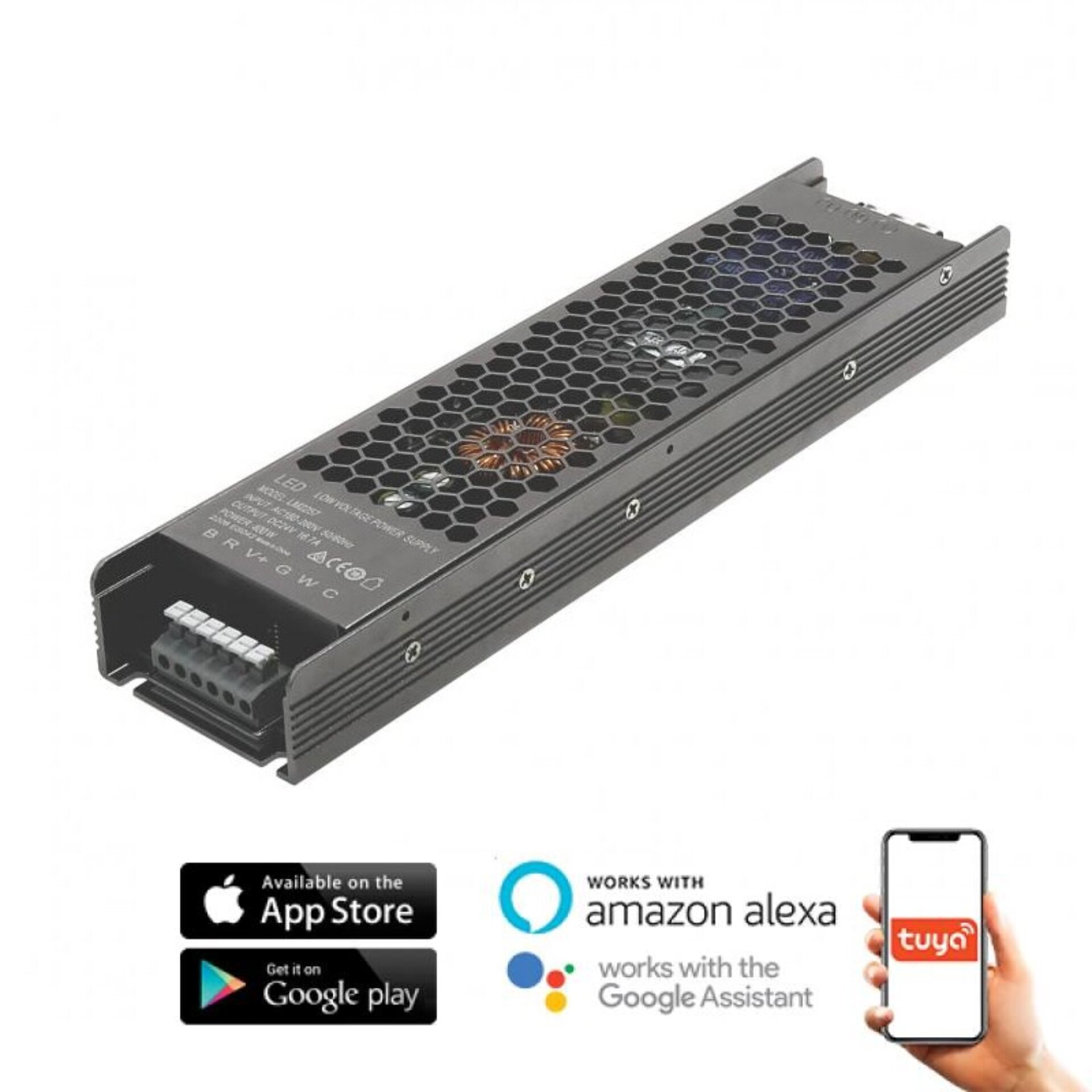 Fuente de alimentación Dimable Por APP Tuya Led 400W 24Vdc RGB+CCT - 1