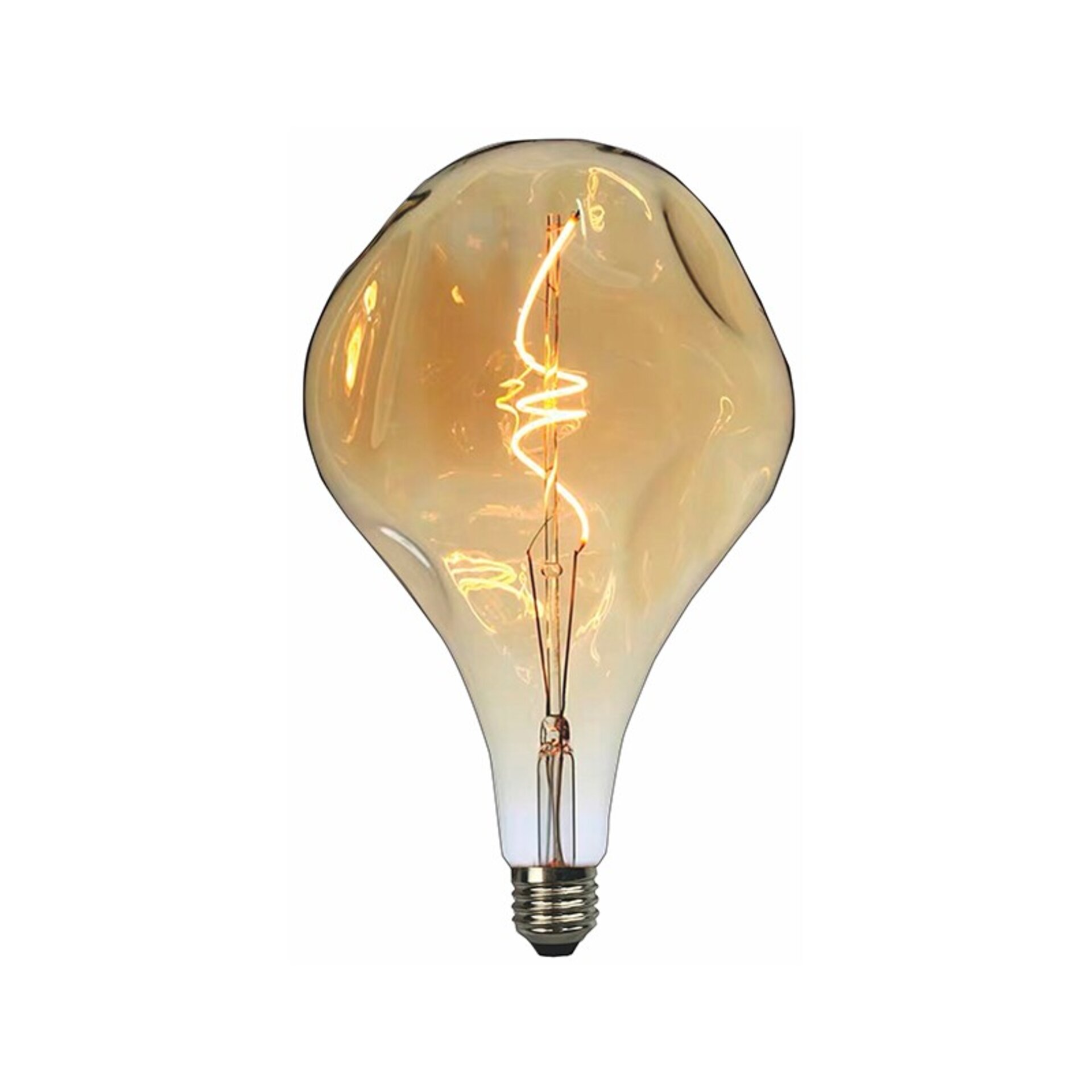 Bombilla LED Filamento Espiral E27 A165 4W ambar - 1