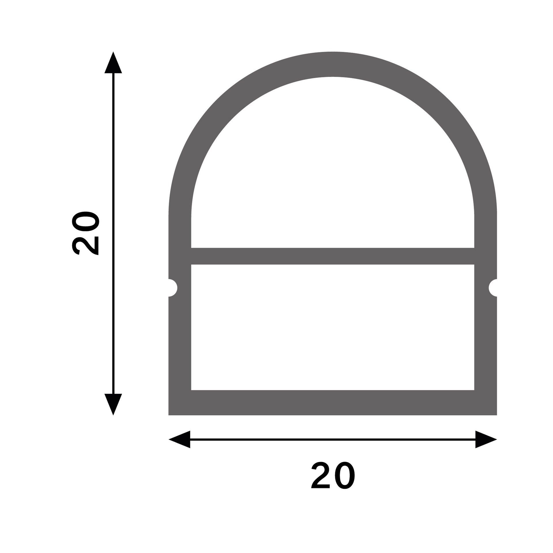 Funda De Silicona Door 15X15 Para Tiras Led - 20 metros - 2