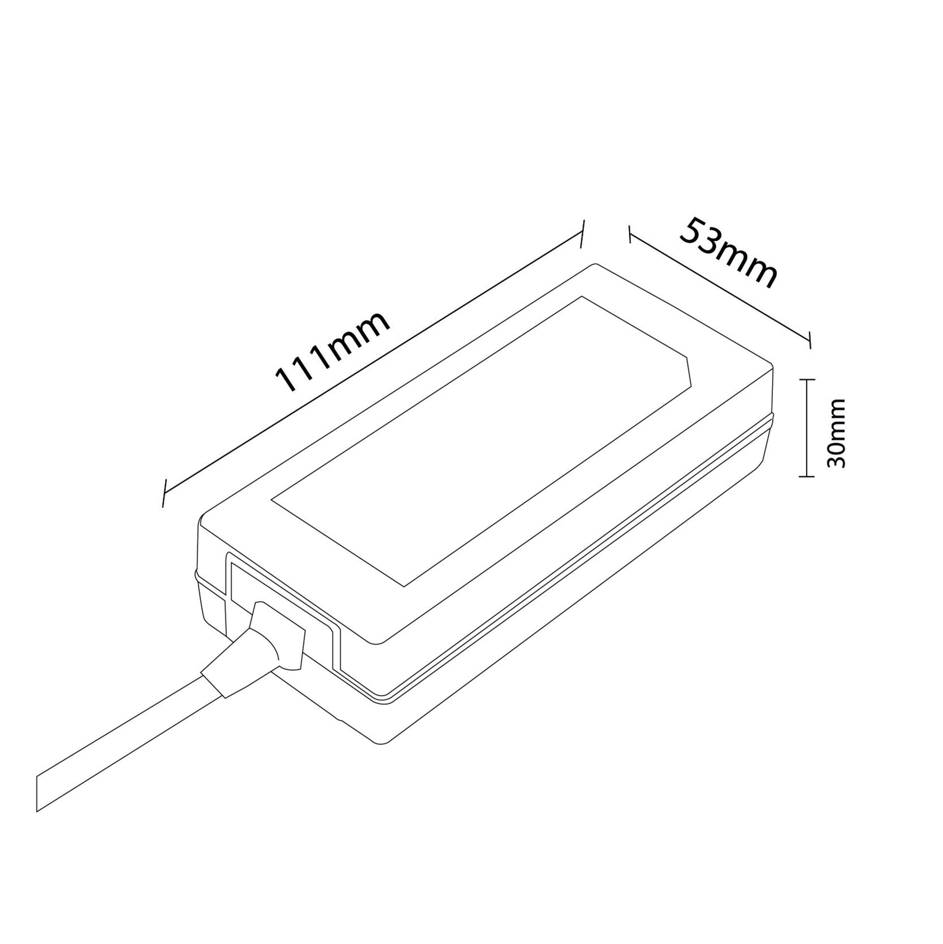 Adaptador de Corriente Para Tiras Led 36W 12Vdc - 2