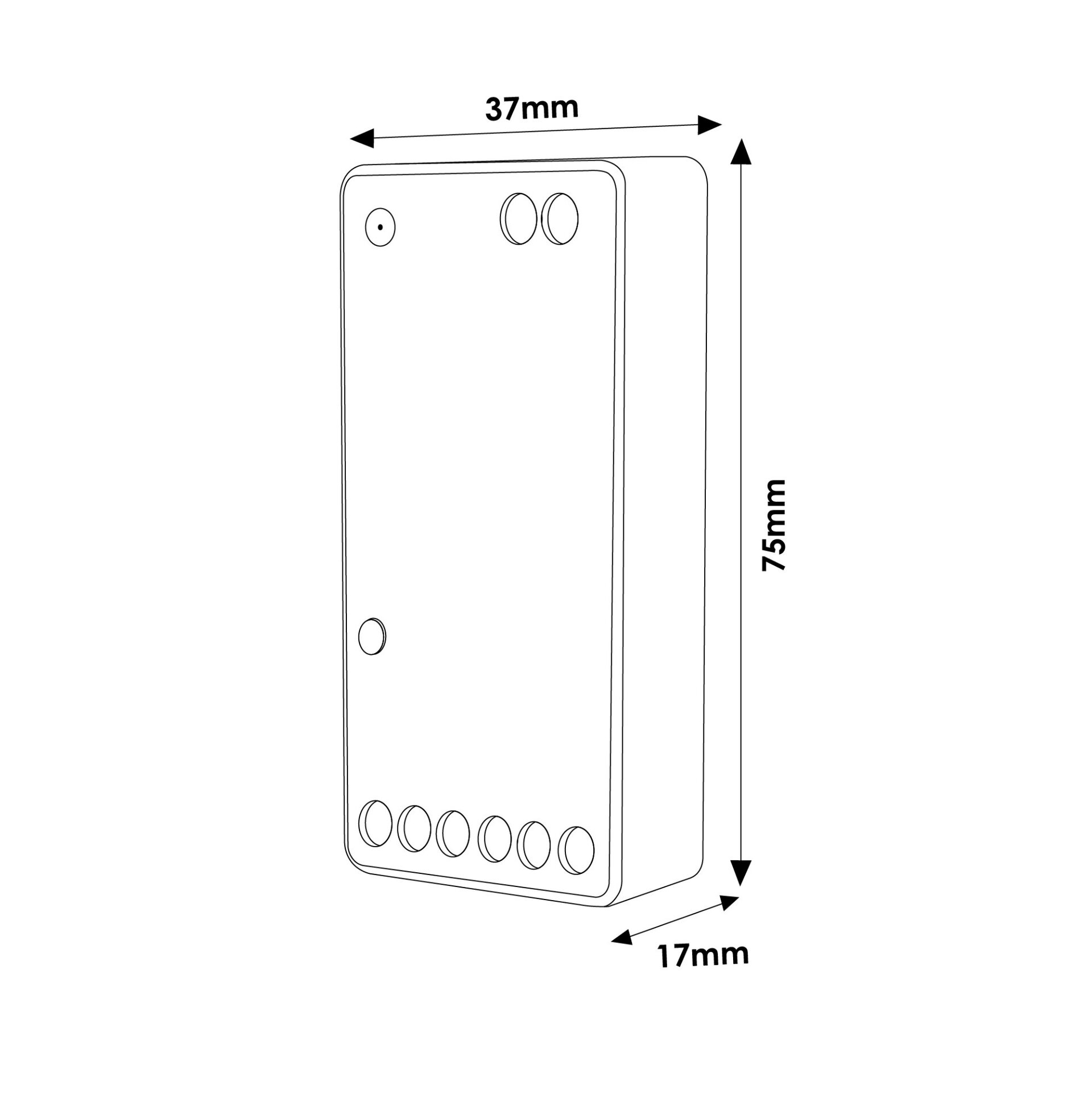 Controlador regulador Smarthome LED Monocolor/CCT - 2