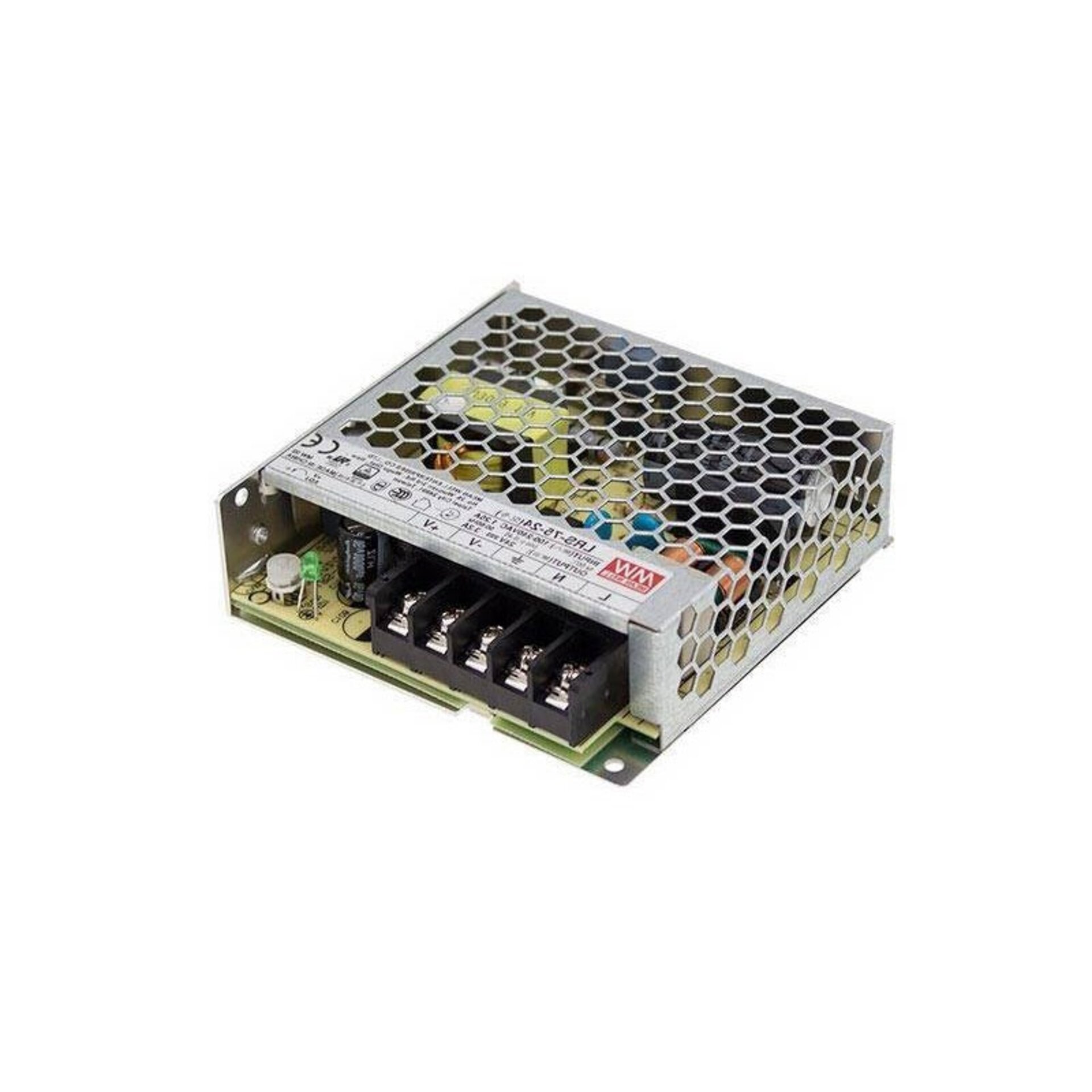 Fuentes de alimentación para tiras LED Mean Well 75W 24VDC LRS-75-24 - 1