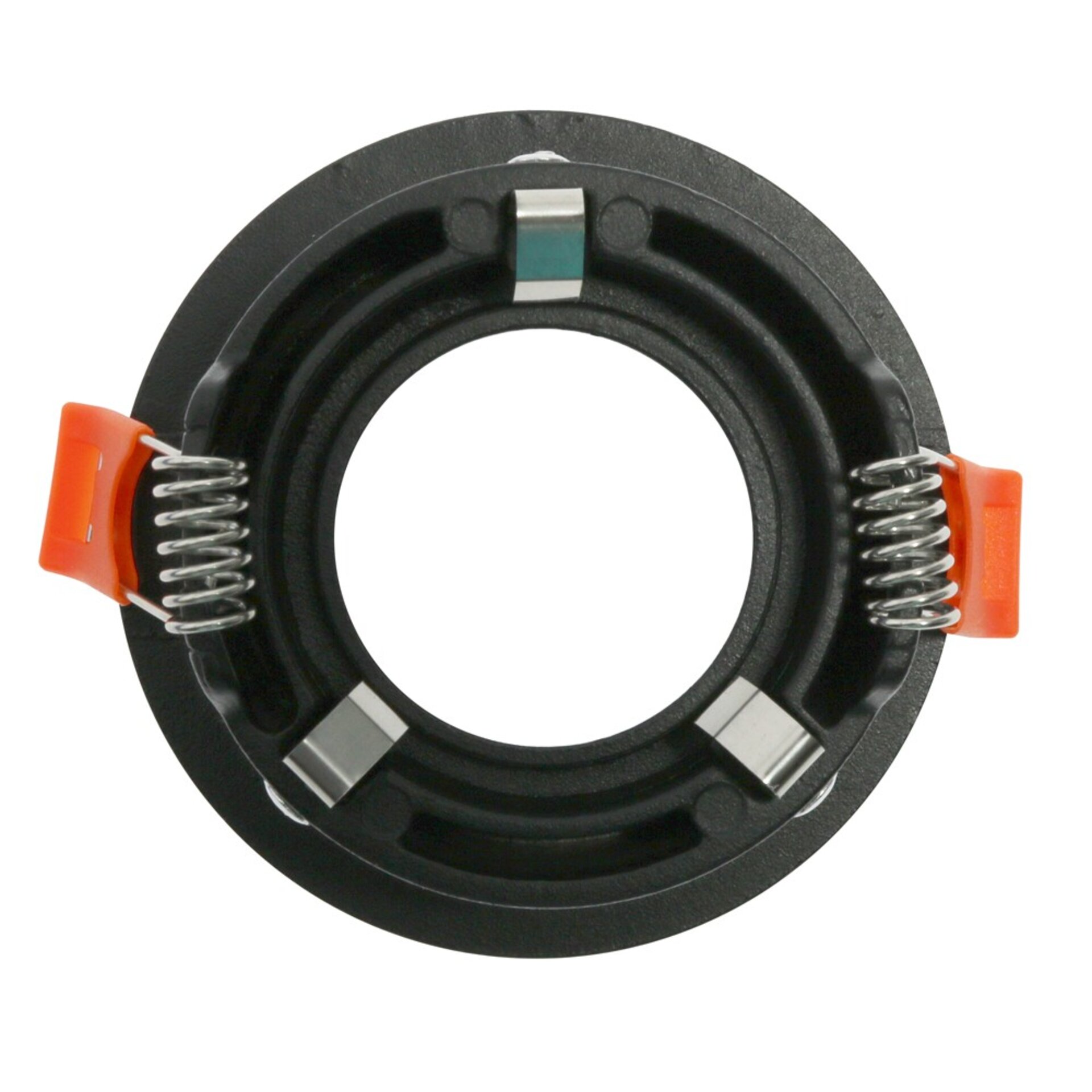 Aro Fijo Redondo Negro Serie Infinity Para Gu10/mr16 - 3