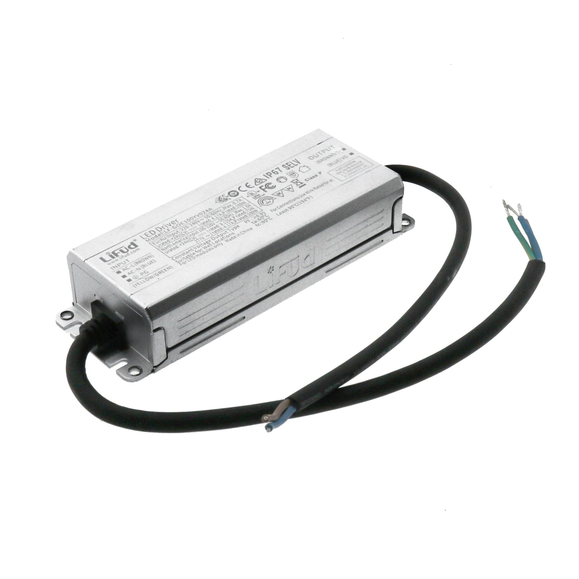Fuente de alimentación Para Tiras Led Lifud 100W 24Vdc Ip67 - DSC - 1
