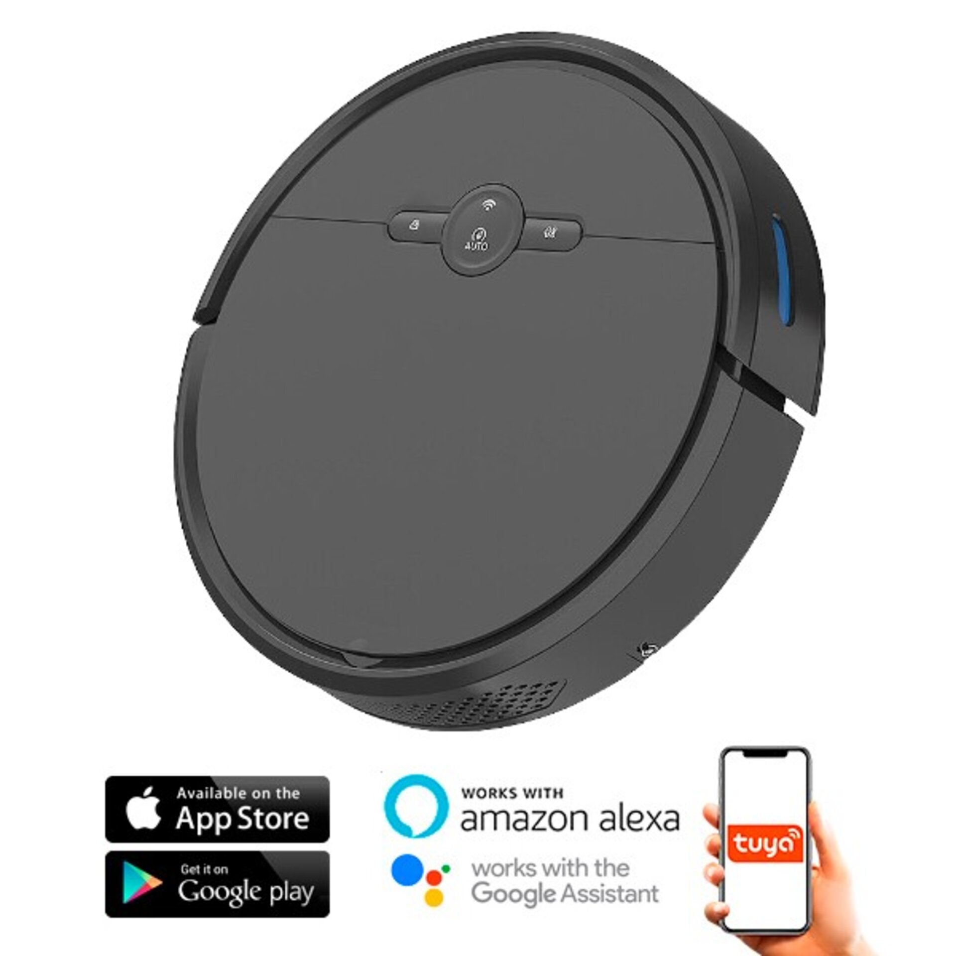 Robot aspirador SmartHome Mimotec - 2300 Pa - DSC - 1