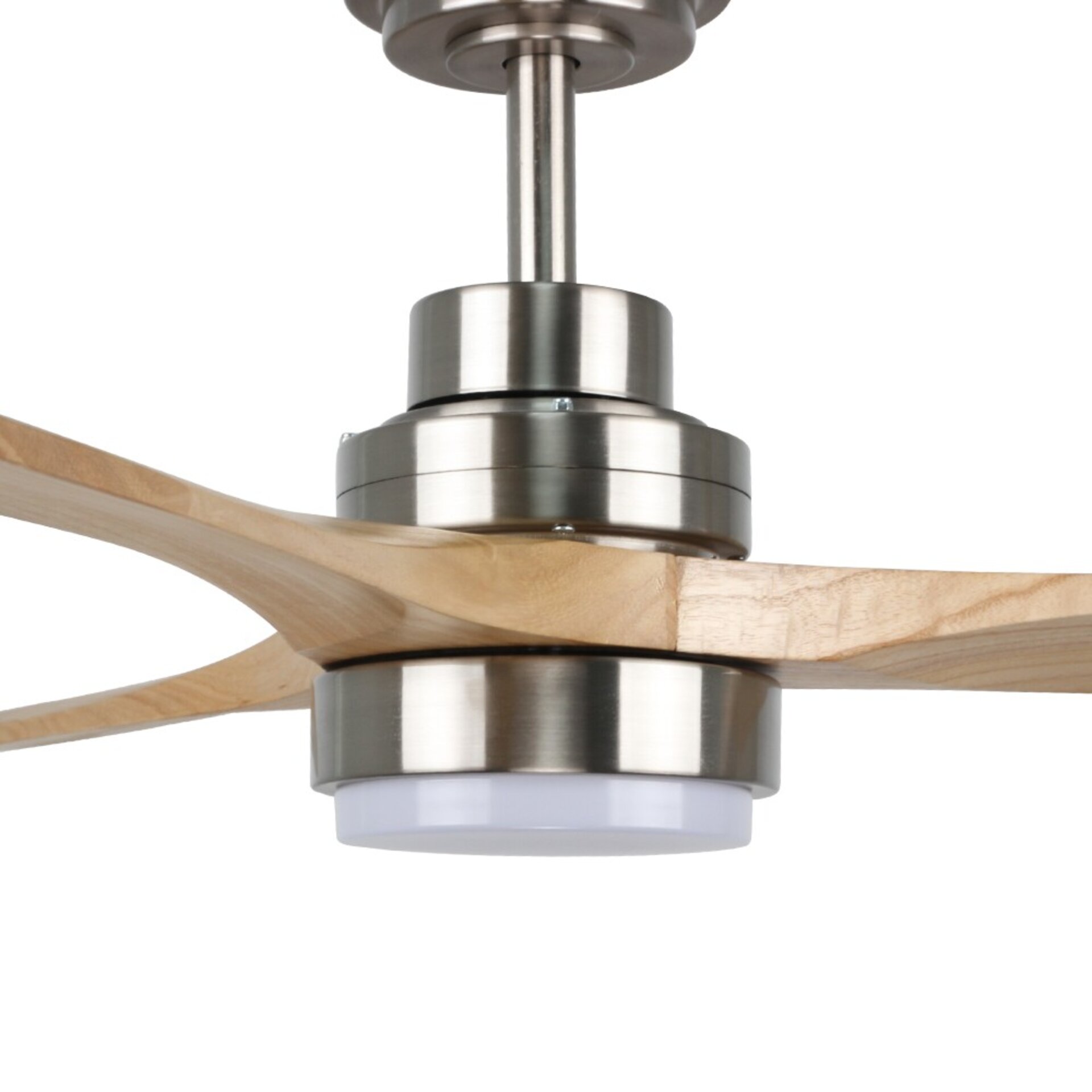 Ventilador de techo LED Nickel Wood - 4