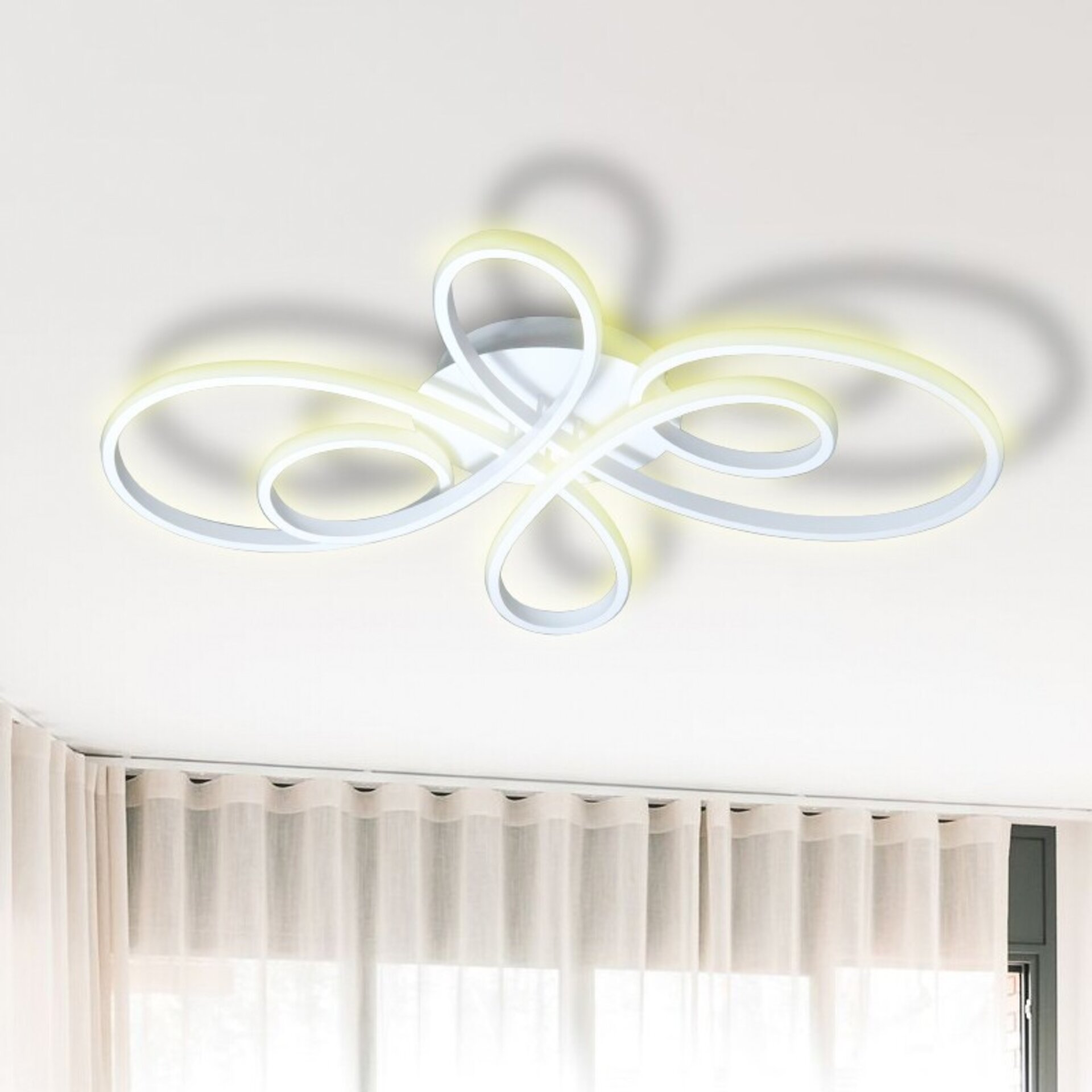 Lampara de techo LED Fleow White - 3