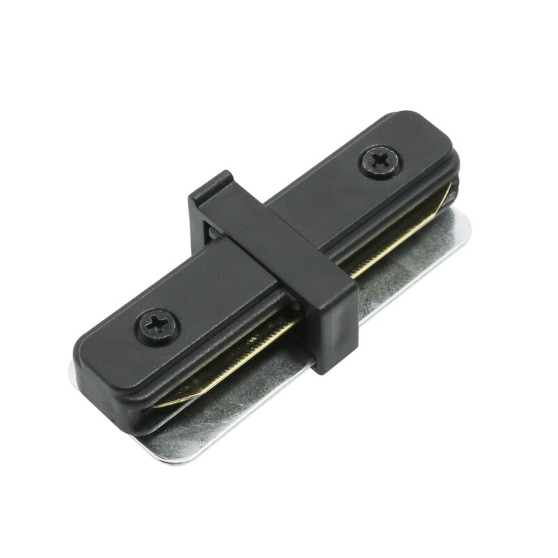 Conector I Reforzado Para Carril Monofasico  Negro - 1