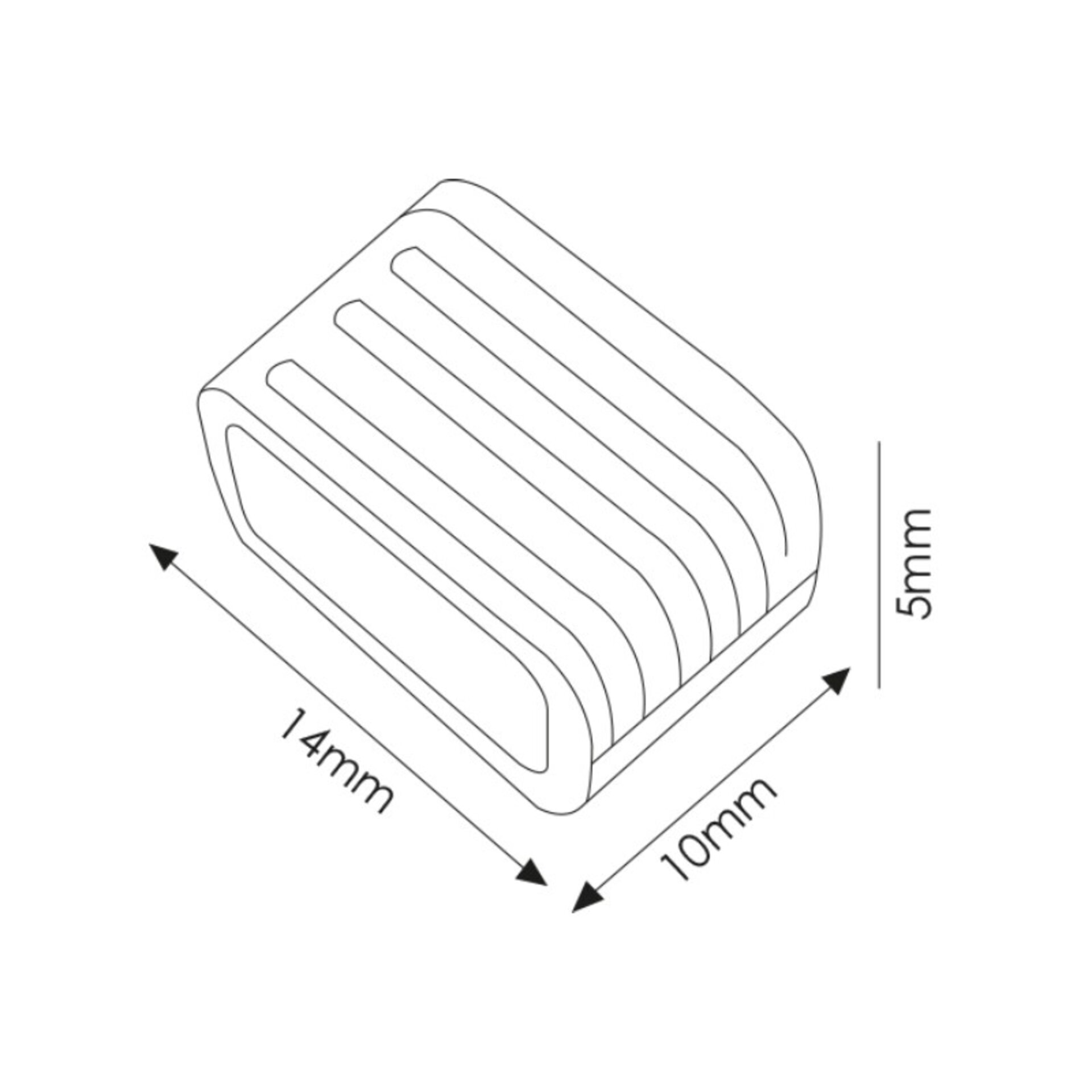 Tapón para Tira LED 220VAC Silmy - 2