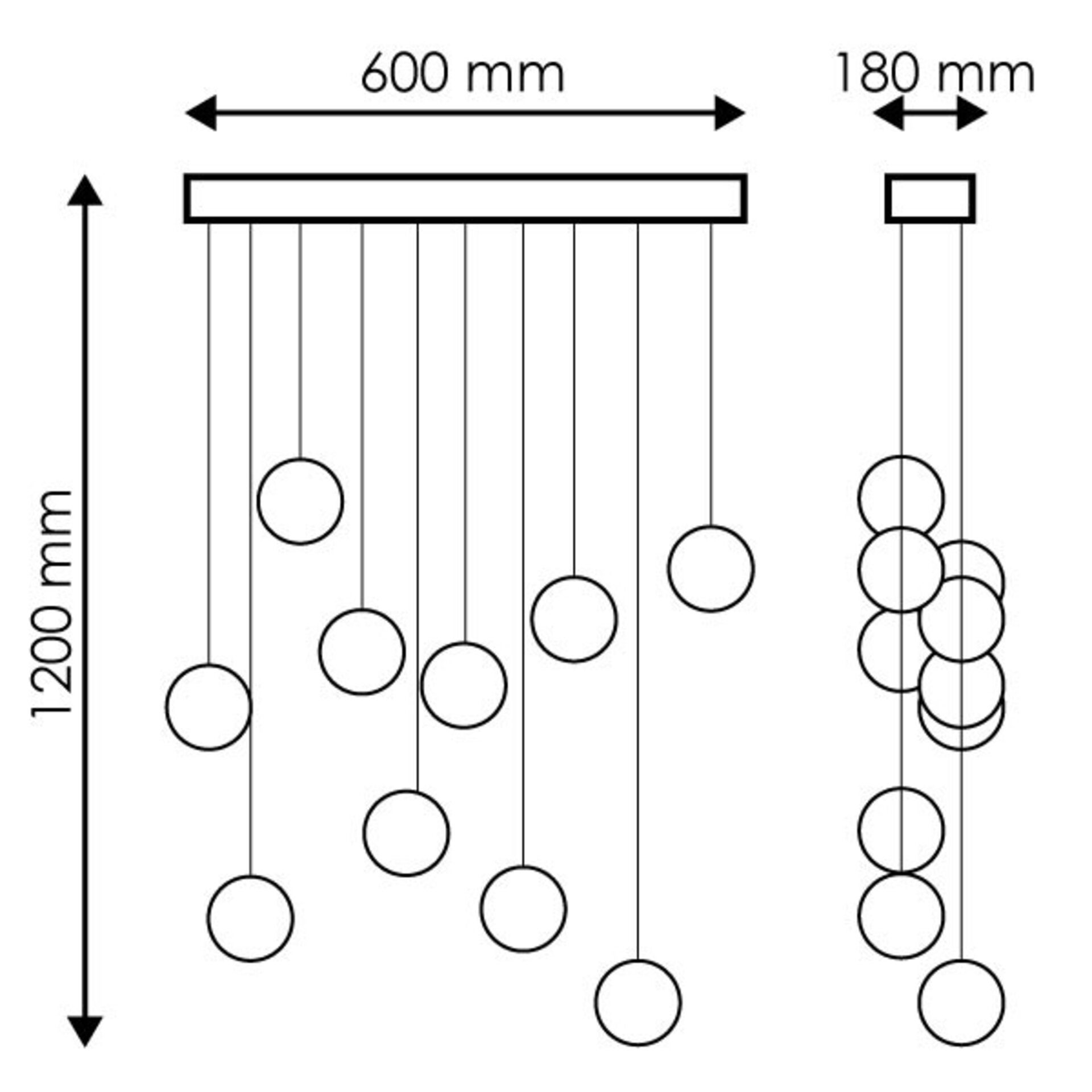 Lampara de techo LED Bubbles - 2