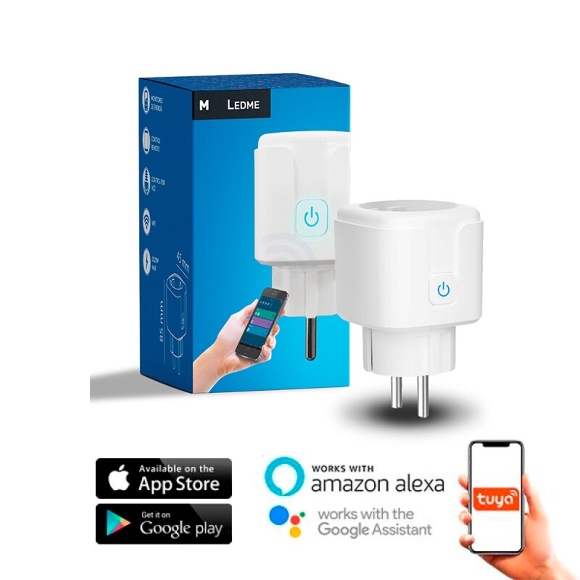 Enchufe Wifi SmartHome 16A - 1