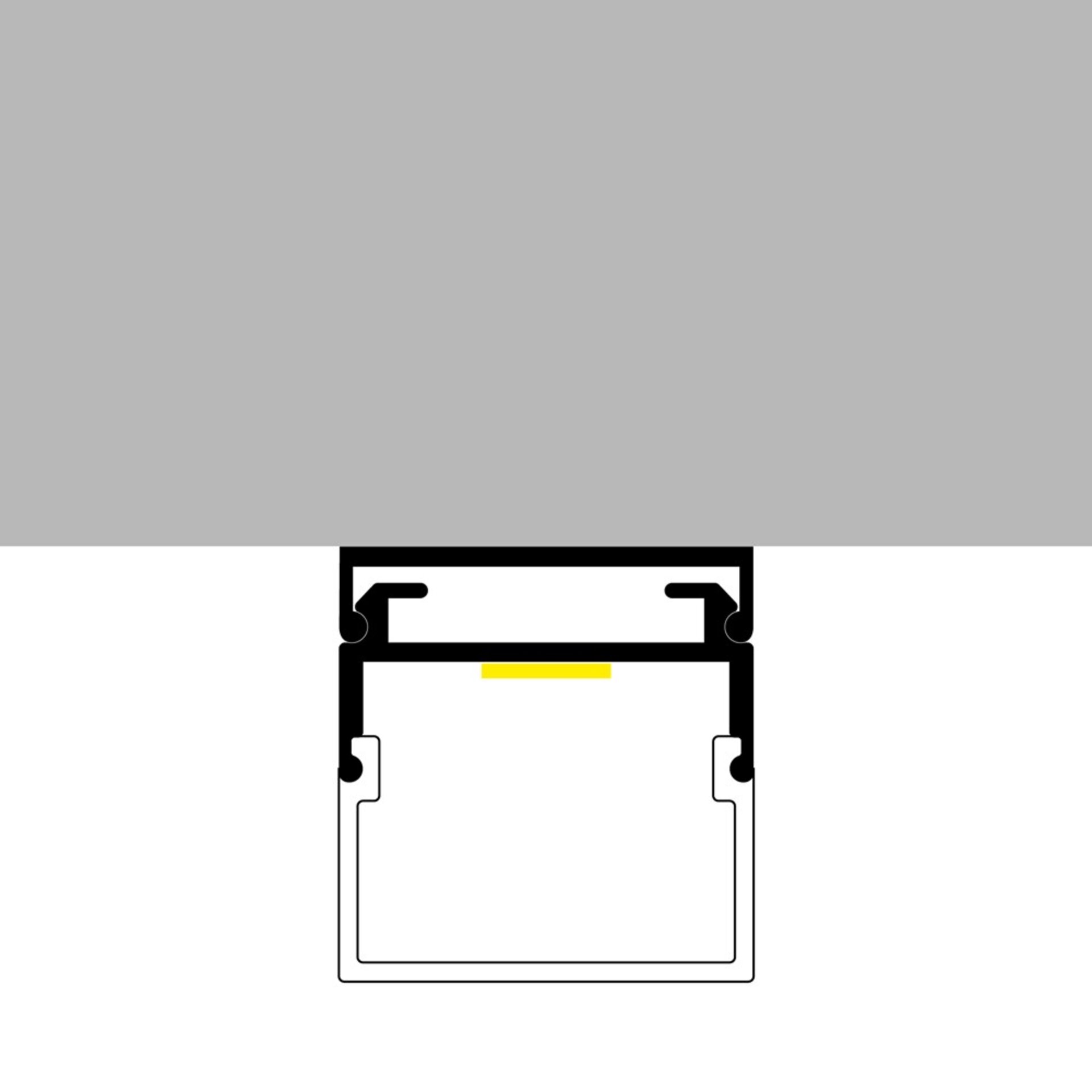Perfil de aluminio Especial 12/24/220V 2 metros - DSC - 3